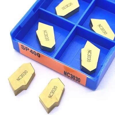 China MGMN200-G MGMN300-M Slotted Carbide Grooving Inserts SP200 SP300 SP400 For Steel for sale