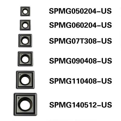 China SPMG050204 SPMG060204 SPMG090408 herramientas de perforación de carburo sólido cuadrado inserciones de perforación U indexables para máquinas CNC en venta