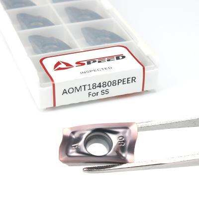China Aomt123608 Peer Aomt184808 High Precision Carbide Milling Tools Milling Cutter Inserts en venta
