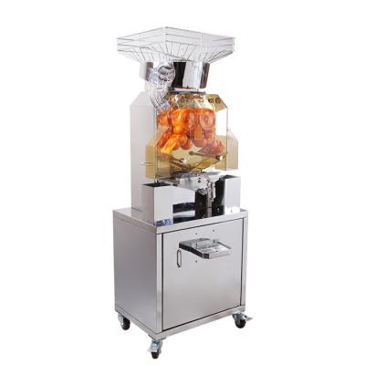 China Floor Centrifugal Orange Juice Squeezer Machine With Automatic Peeling For Hospital for sale