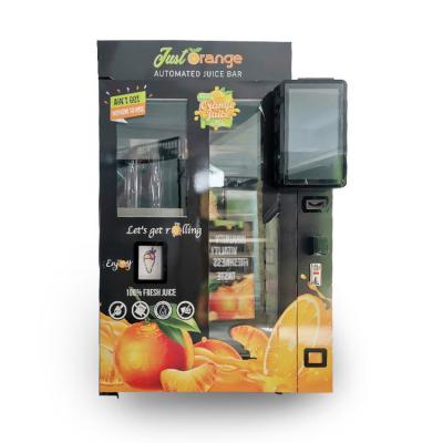 China Food Fresh Orange Juice Vending Machine Automatic Cold Press Fruit for sale