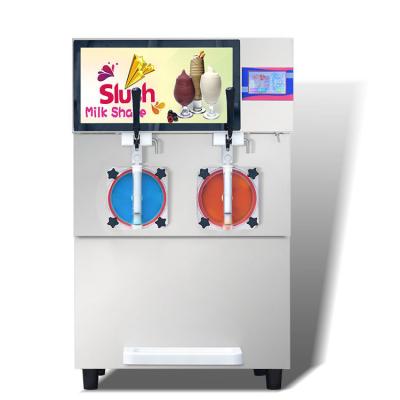 China Automatic Frozen Ice Slush Machine Drink Cocktail 55L/H Capacity Margarita for sale