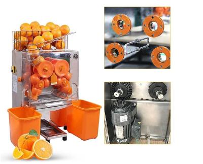 China Electric Commercial Auto Feed Orange Juice Squeezer Machine , Orange Press Juicer for sale