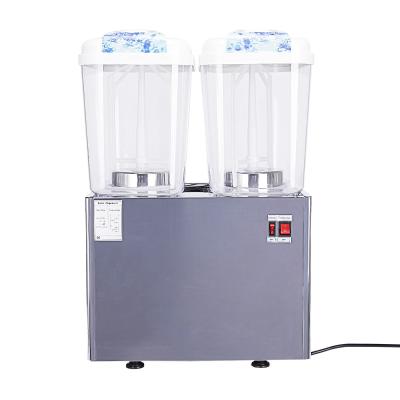 China Kommerzielle kalte Getränk-Zufuhr-Maschine heiße Juicer-Zufuhr Schüsseln 18 Liter-zwei zu verkaufen