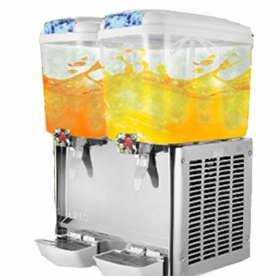 China Commercial Cold Beverage Dispenser / Fruit Juice Dispenser Machine Double Head for sale