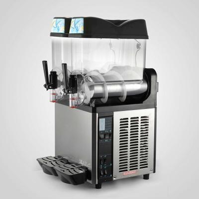 China máquina congelada comercial de la bebida 12Lx2, dispensador del aguanieve de Margarita en venta