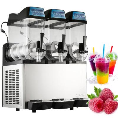 China 12L×3 800W Ice Slush Machine , Commercial Slush Machine For Frozen Beverage for sale