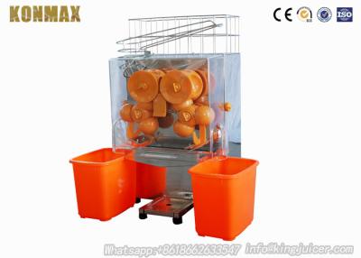 China 120W Fresh Squeezed Orange Juice Vending Machine Auto Feed Hopper for sale