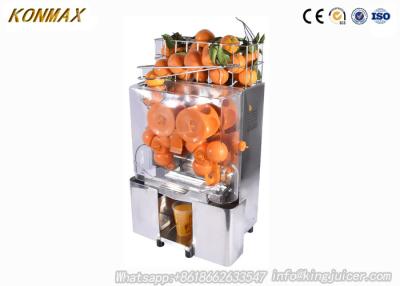 China Floor Orange Juice Machine Automatic Stainless Steel Housing Material CE Certification for sale
