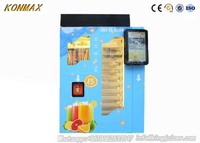 China Super Market Automatic Juice Vending Machine With Cup Lid , CE Certificate for sale