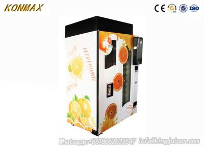 China Cold Refrigerator Orange Fresh Vending Machine , Juice Vending Machine for sale