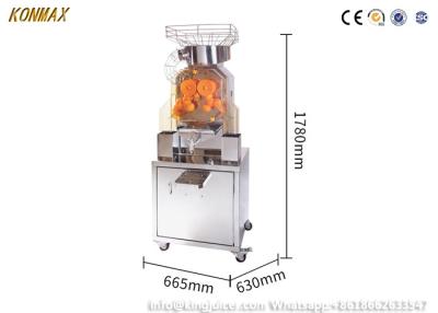 中国 飲み物のための自動新しい商業オレンジ ジューサー機械 370w は買物をします 販売のため