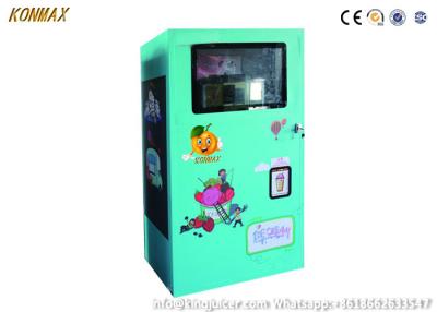 China 24h Self Service Automatic Topping Soft Ice Cream Vending Machine for sale