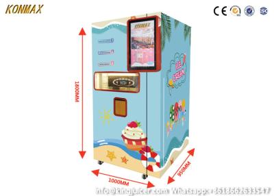 China 24H 1.5kw Soft Ice Cream Vending Machine LCD Touch Screen for sale