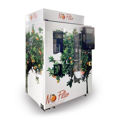 China Electric Freshly Squeezed Orange Juice Vending Machine With LED Display Screen for sale