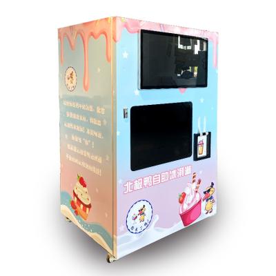 China Subway  Self Serve Ice Cream Vending Machine With Embraco Compressor for sale