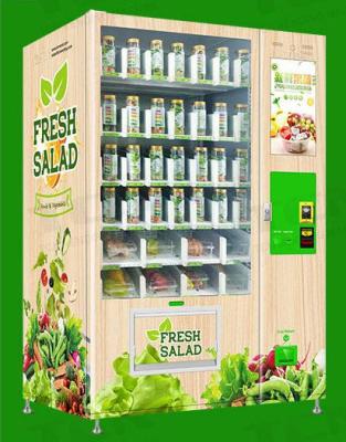 China Automatic Elevator Vending Machine salad and fruit vending machine for sale