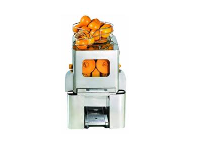 China Mini Electric Commercial Orange Juicer Machine Automatic Feeding Stainless Steel Body for sale