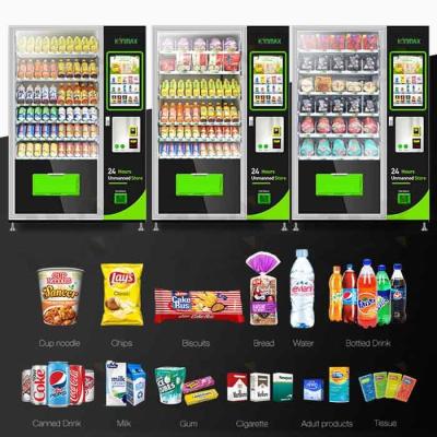 China Healthy Food Automatic Combination Snack And Drink Vending Machine With Touch Screen for sale