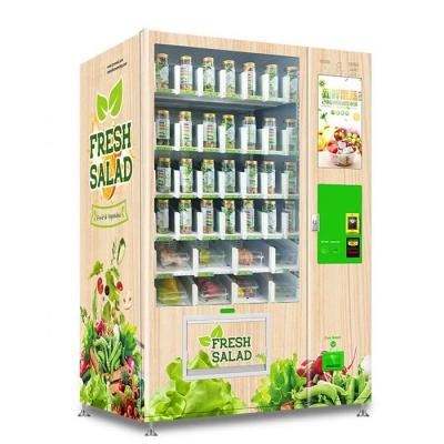 China Salad Fruit 6 Layers Automatic Vending Machine Huge Capacity With Lift System Te koop