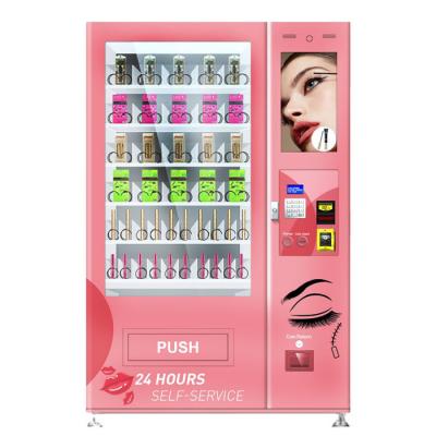 China Custom Design Hair Lash Vending Machine Makeup Tool With LED Screen for sale