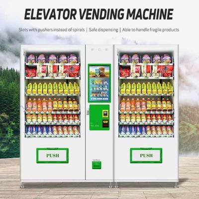 China big capacity elevator snack and drink vending machine with refrigerant R290/R513A/R1234YF for sale