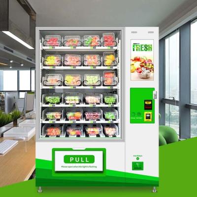 China Salad Vegetables Fruit Combo Vending Machine 800 Pcs Stainless Steel For Healthy Food for sale
