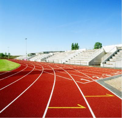 China Durable Athletic Running Tracks IAAF Certified 15.9mm Thickness For Stadium for sale