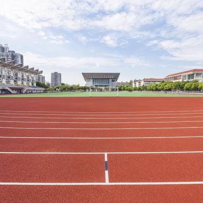Китай Система синтетического атлетического следа сертификата IAAF полуфабрикат для школы продается
