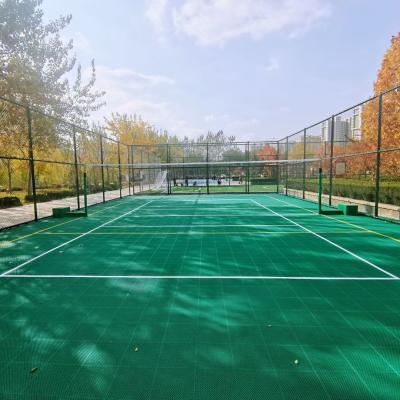 China Waterproof Plastic PP Tiles Sports Flooring For Badminton Court for sale