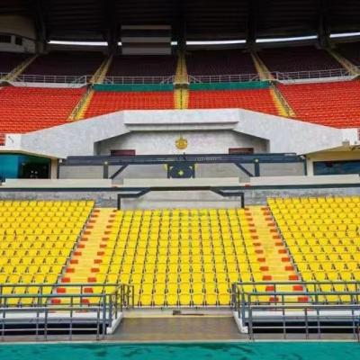 Китай Фиксированные пластиковые посадочные места стадиона с полом - установил тип установленный стеной продается
