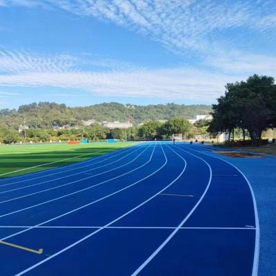 China IAAF aprobó la pista corriente de goma con el sistema de capa de espray Eco amistoso en venta