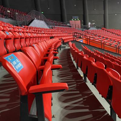 China 45cm Height 45cm Depth Stadium Seating For Sports Venues Metal Structural Bleacher à venda