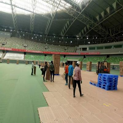 China PP Material Interlocking Event Flooring , Portable Outdoor Flooring For Turf Protection for sale