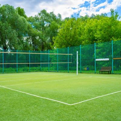 China 15mm High Density Artificial Grass For Tennis Basketball Court for sale