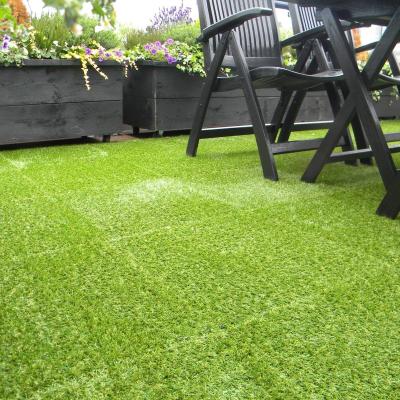 China 30cm×30cm Artificial Garden Synthetic Grass Moveable For Roof Courtyard for sale