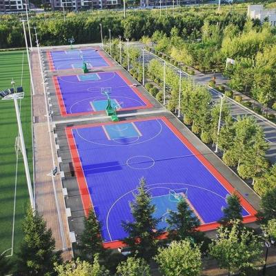 Китай Блокируя плитки пола баскетбола на открытом воздухе для суда спорт продается