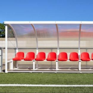 China Portable Movable Outdoor Stadium Seating For Soccer Team Substitute for sale