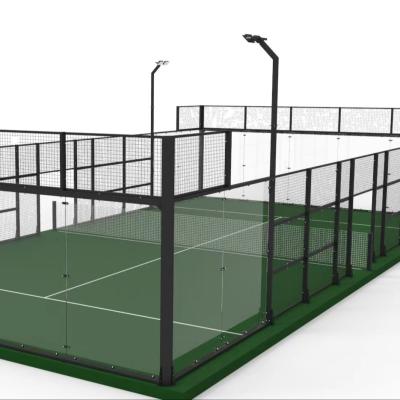 Chine Smooth Synthetic Padel Tennis Court Easy Installation à vendre