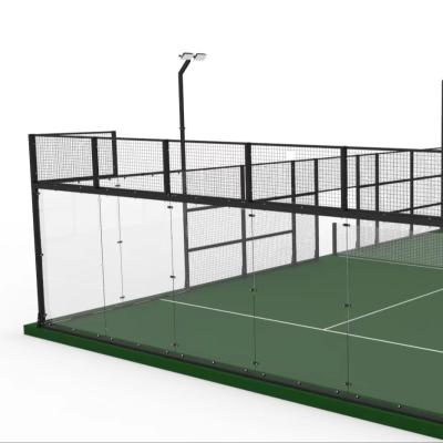 Chine 1-Year Warranty Synthetic Padel Tennis Terrains Outdoor Smooth Surface à vendre