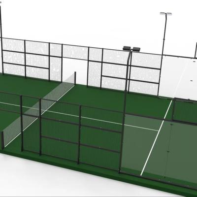 China Outdoor Synthetic Smooth Padel Tennis Court Easy Installation for sale