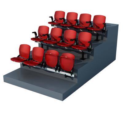 中国 Air Injection Metal Structural Sports Chairs For Stadiums And Arenas 販売のため