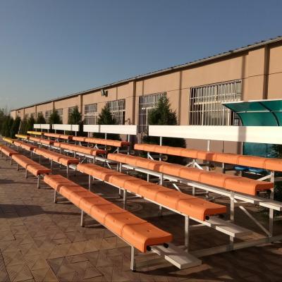 Chine Sports Stadiums Public Parks Seat Outdoor Metal Bleachers With Required Assembly à vendre