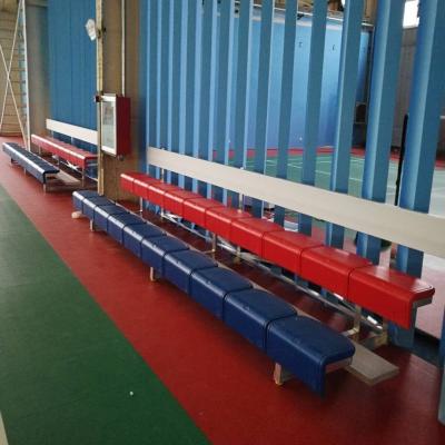 China Portable Outdoor Metal Bleachers With Optional Guardrail And 20PCS / 36PCS Seat for sale
