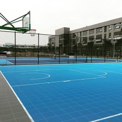 China Effortless Installation PP Polypropylene Tiles Floor System For Outdoor Courts for sale