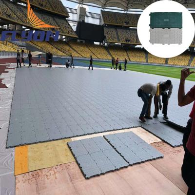 China Easy Installation Portable Event Flooring With High Slip Resistance for sale