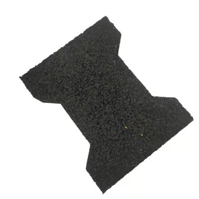 China Anti Slip Rubber Flooring Mat With Ring Hollow Samples Free Function for sale