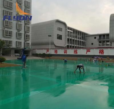 China 20kg/Drum Fireproof PU Sports Flooring For Intense Sports Activities en venta