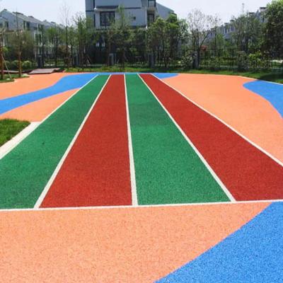 China Rectangular Athletic Running Track 6Mm Weather Resistant Low Maintenance 400M Long for sale