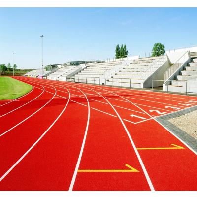 China Long Distance Running Track Rubber Surface 8M X 400M Fade And Uv Resistant Smooth Track Te koop